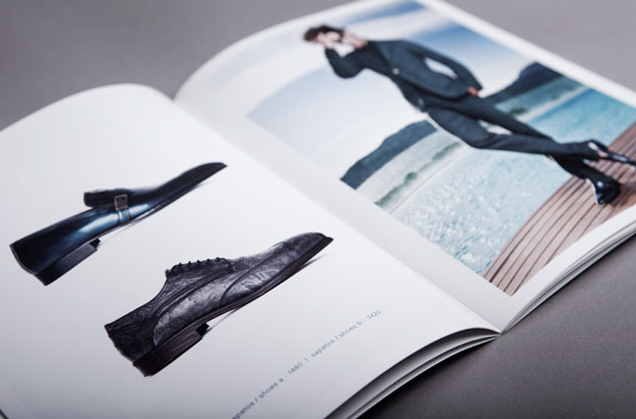 東莞男鞋畫冊設(shè)計要怎么排版？【要新穎】