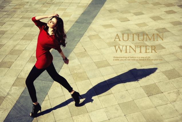 藝術(shù)感十足的女款服裝畫冊設(shè)計