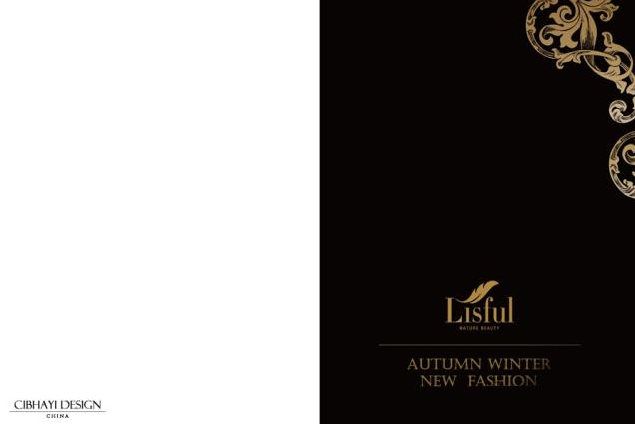 藝術(shù)感十足的女款服裝畫冊設(shè)計