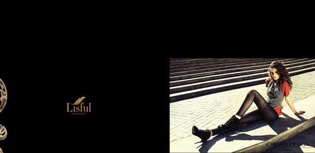 藝術(shù)感十足的女款服裝畫冊設(shè)計