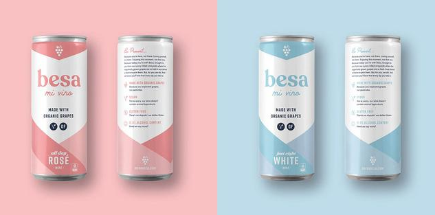 包裝設計公司:一款用易拉罐包裝的紅酒酒標設計